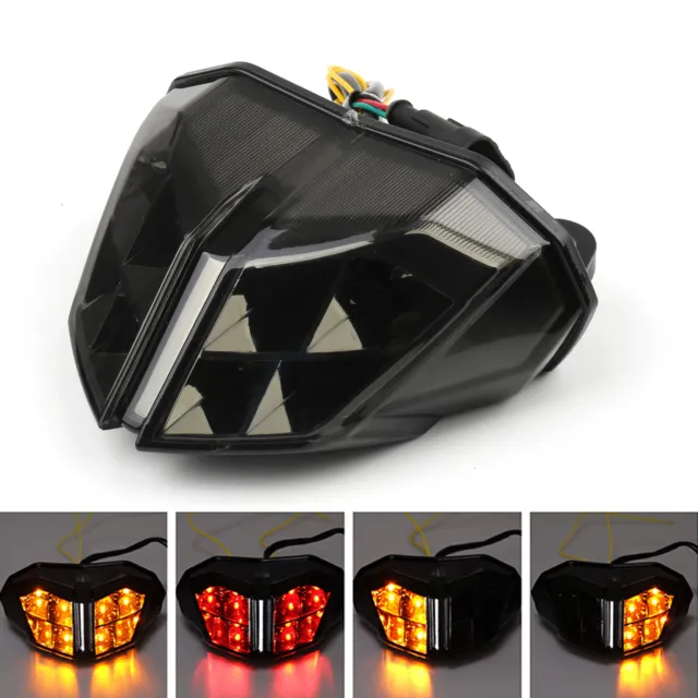 Integrated LED Tail Light Turn signals For DUCATI Streetfighter 848 1100 Smoke