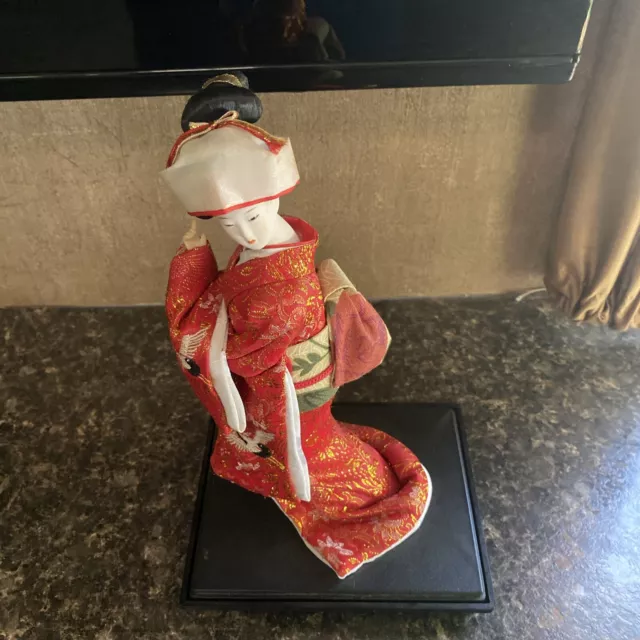 Vintage Chinese Japanese Asian Oriental Dress Woman Geisha Girl PORCELAIN DOLL