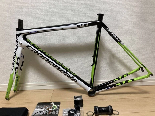 CANNONDALE SUPERSIX EVO Hi-Mod Size 52 Road Bike Frame set 765g Japan Used