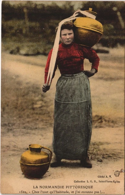 CPA La Normandie Pittoresque - Femme - Type (1226973)