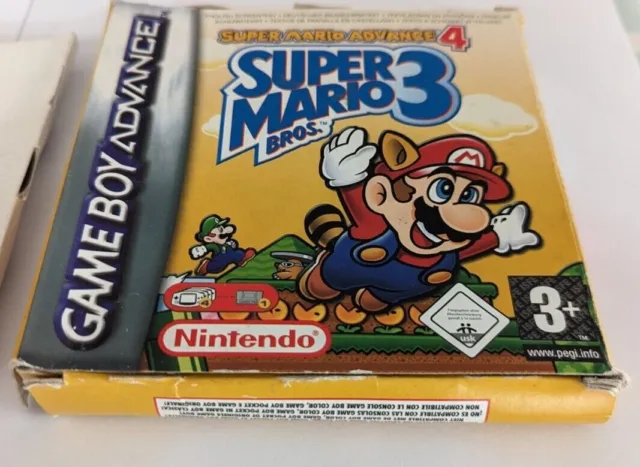 SUPER MARIO ADVANCE 4: Super Mario Bros 3 (GBA), Game Boy Advance RARE ...