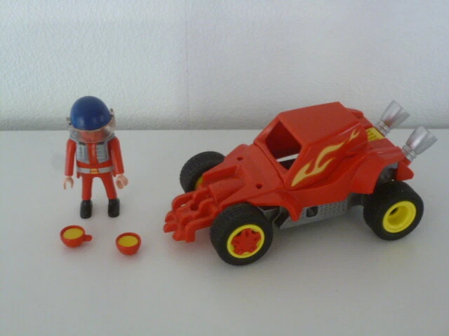 PLAYMOBIL COFFRE ARRIÈRE ROUGE VÉHICULE MOTEUR VOITURE FAMILLE ÉTÉ VINTAGE 9421 EUR 2,00