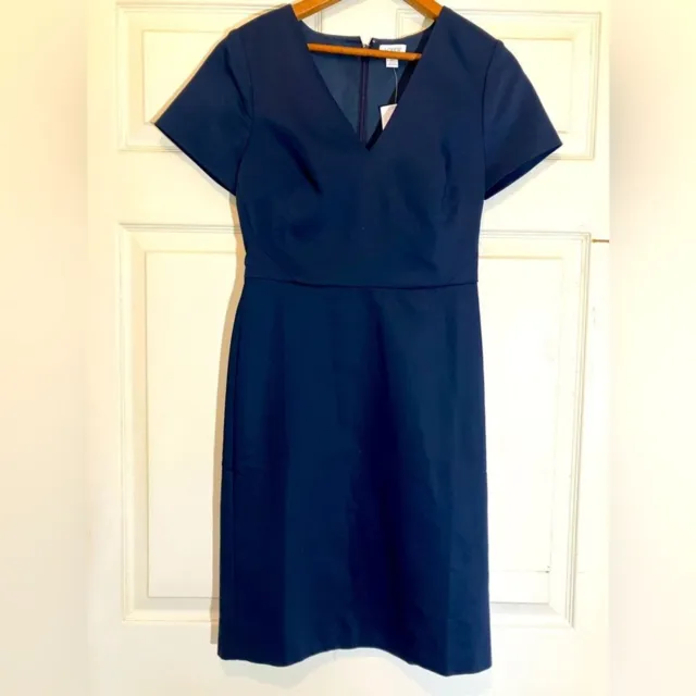 NWT, J.Crew, mini dress, lined, navy blue, size 0