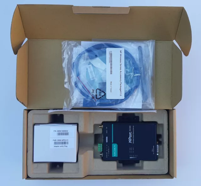 Moxa NPort W2150A-EU / Wireless Serial Device Server (1x RS232/422/485)