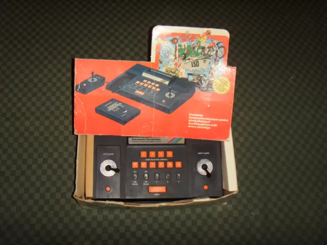 EN BOITE Ancienne console de jeu vidéo style Pong Prinztronic Tournament 2000