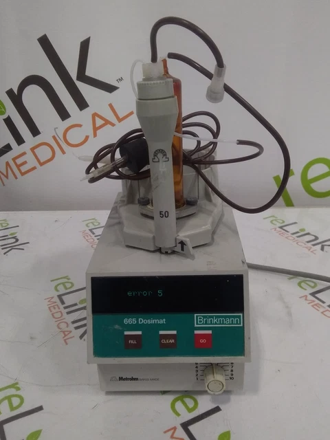 Metrohm 665 Dosimat Brinkman Dosimat Titration Unit