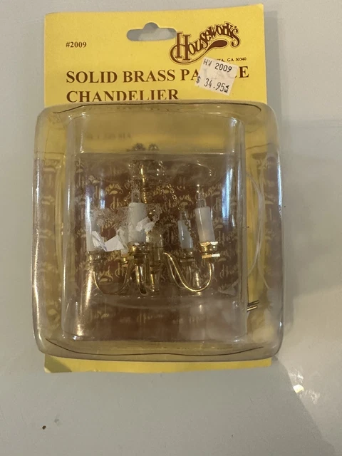 Housework’s Solid Brass Plate Chandelier #2009 5 Light 12v