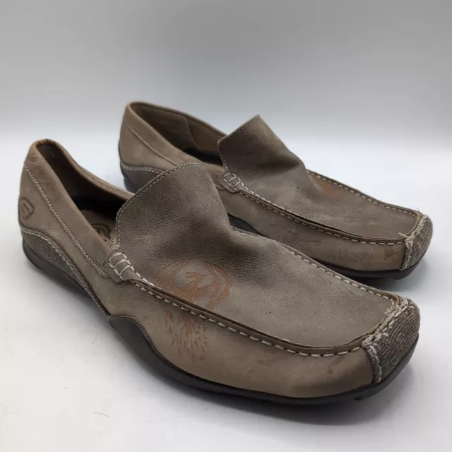 SKECHERS PHOENIX SAND Leather Driving Loafers Slip On Shoes Mens Size 12 Dragon 39.99 PicClick