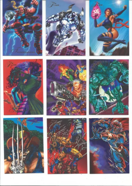 1994 Flair Marvel Annual Universe Trading Card Comics Singles U Pick Power Blast 6