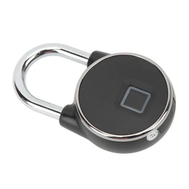 Zinc Alloy Biometric Lock Waterproof Fingerprint Padlock USB Charging Smart