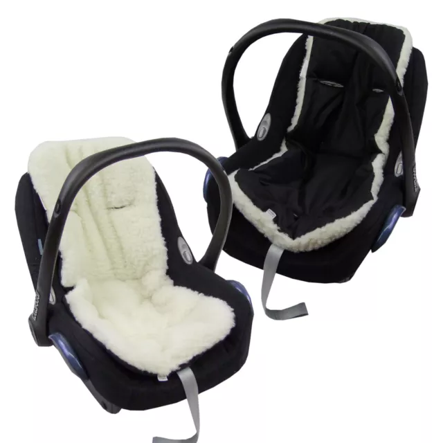 BAMBINIWELT Auflage SITZUNTERLAGE für Buggy Jogger Babyschale Wolle (Mod-WS) 3