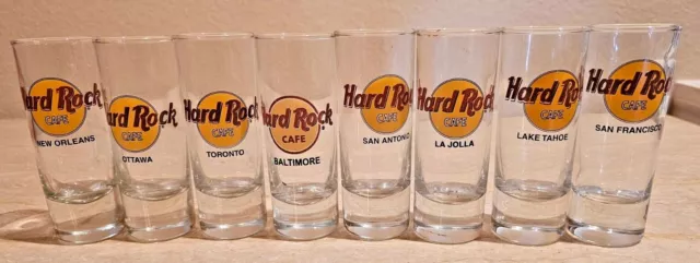 Hard Rock Cafe Souvenir 4" Shot Glasses { Choose your city/country }