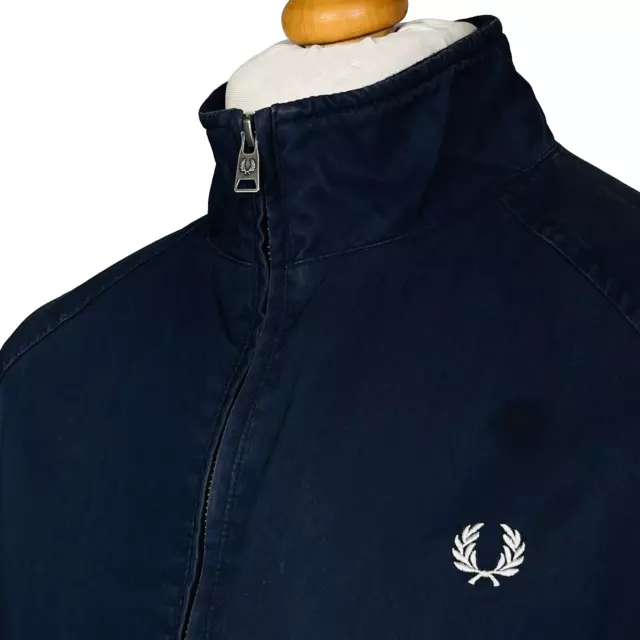 Fred Perry Ealing Bomber Jacket - Carbon Blue - M - Scooter Ska Mod 60s Casuals