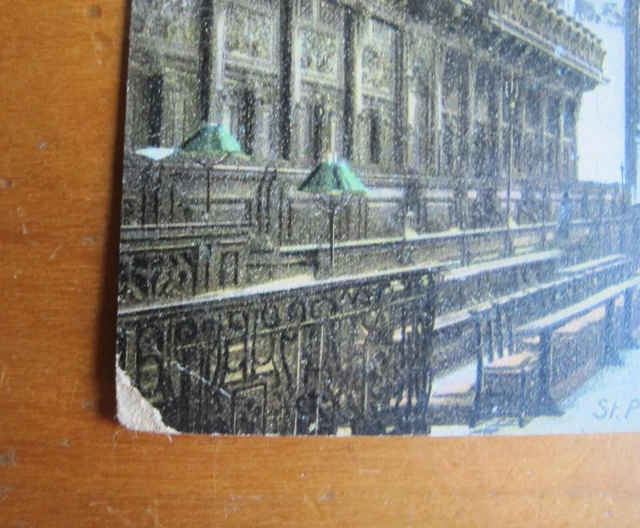 ST PAULS KATHEDRALE, Chor Ost, Vintage farbige Postkarte, unverpostet 2