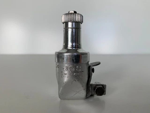 Phare Avant Vintage JOS Pour Vélo Ancien Ou Randonneuse - Artisanal, Couleur Argenté, D'occasion Mais Fonctionnel