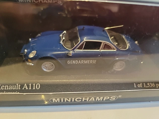 Cadre voiture Alpine A110 ART échelle 1/43