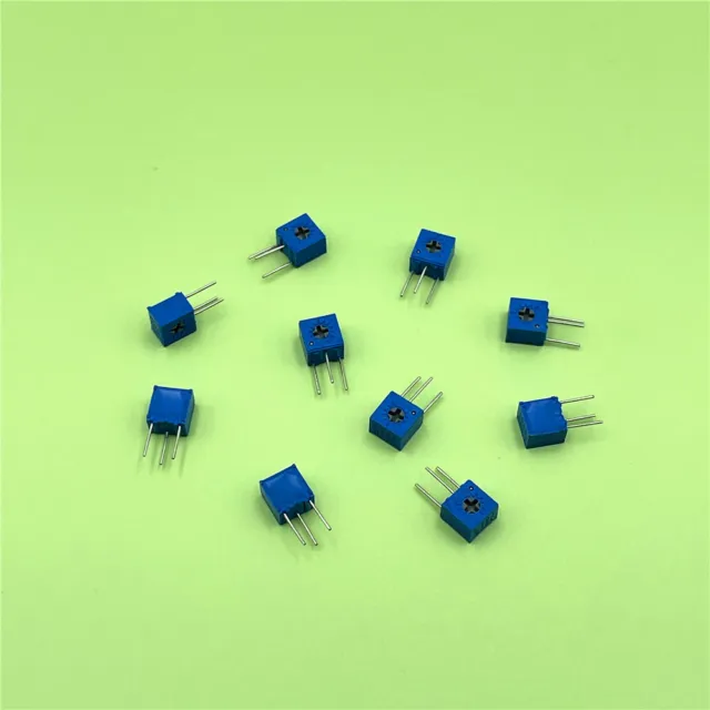 20pcs 3362X 100 to 500K Ohm Cermet Trimmer Potentiometer Variable Resistor 3-Pin