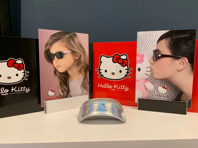 HELLO KITTY GIRLS sparkly sunglasses glasses case 6.99 PicClick UK