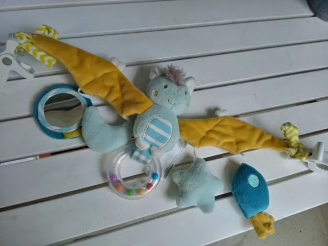 Fehn Kinderwagenkette Fledermaus Blau