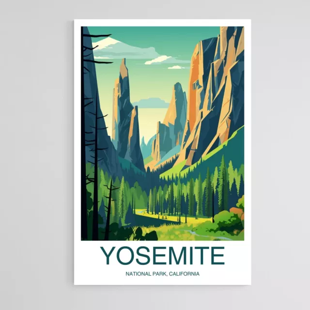 Yosemite National Park poster Choose your Size