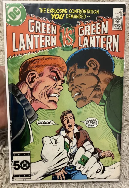 Green Lantern #197 1986 DC Comics Sent In A Cardboard Mailer
