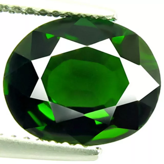 2,73 cts tourmaline naturelle coupe ovale éblouissante AAA vert sarcelle IF (Brésil) 3