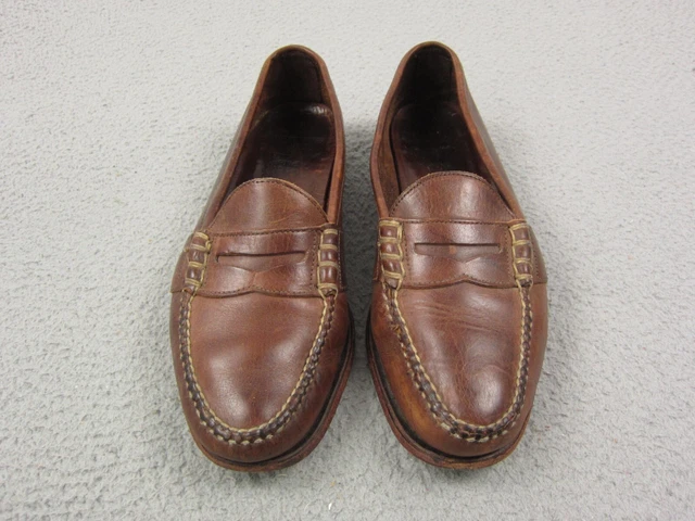 POLO RALPH LAUREN Calf Leather Penny Loafer Dark Brown Men display picture 1