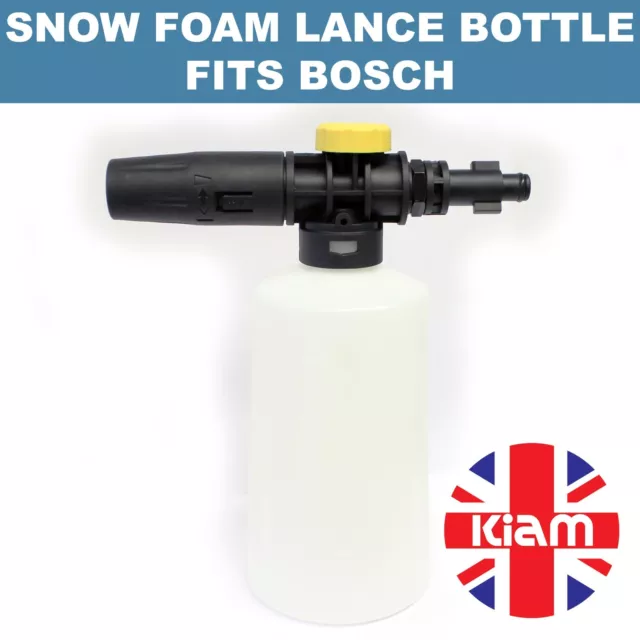 Snow Foam Lance Spray Nozzle Bottle Fits Bosch Pressure Washer