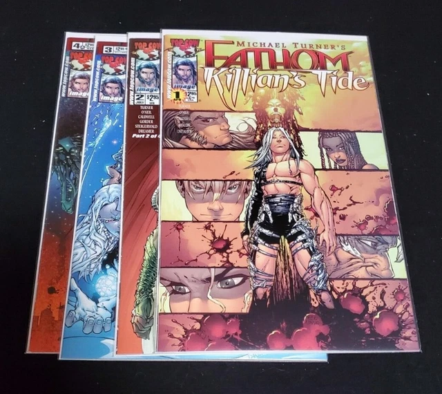 Fathom: Killian's Tide 1-4 Mini-Series Complete Top Cow Image 2001 Turner VF/NM+