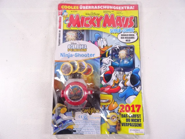  Walt Disney Micky Maus Comic Heft  1/2017 mit Zulage Ninja-Shooter OVP (9103)