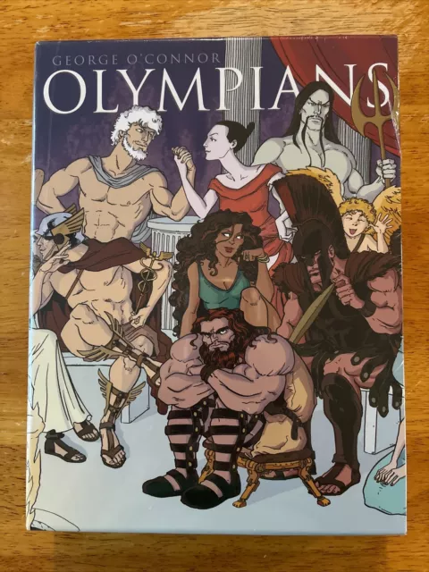 Olympians Boxed Set Vol 1 - 6 Graphic Novels Olympus NEW in plastic Zeus Athena