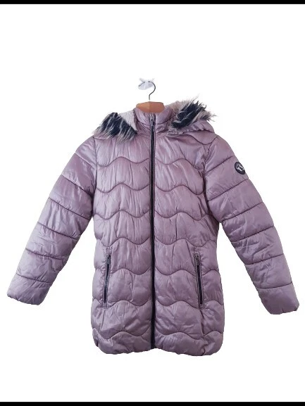 Cappotto giacca base rosa pile bambina Next taglia 10 anni normale