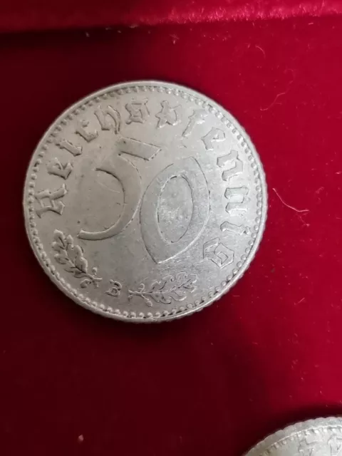 Deutschland 3. Reich 50 Pfennig 1943 B Schön