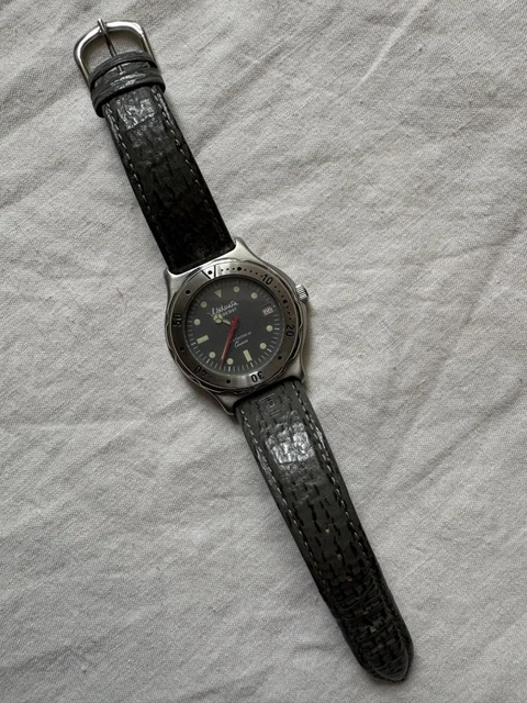 Dial cadran iSA 1198 quartz montre plongée VINTAGE skin DIVER Zifferblatt 29 ,8 m | UK