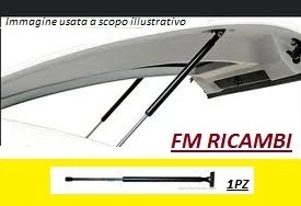 Coppia Molle A Gas Compatibile Con Fiat Doblò (2001+) Per Cofano E Baule – 865 Mm, 370 Newton, 2 Pezzi - 2