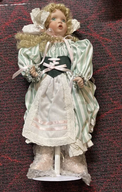 Ashton Drake Galleries Little Bo Peep Porcelain Doll Vintage 14"