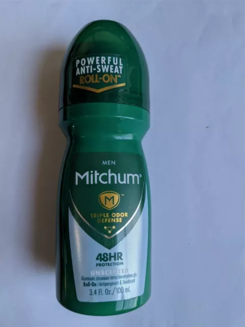 Paquete de 4 antitranspirantes y desodorantes Mitchum Advanced Control, sin perfume, 3,4 oz