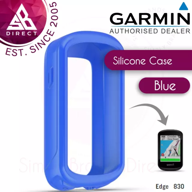 Garmin Silicone Protective Case│For Edge 830 - Bundle GPS Bike Computer│Blue
