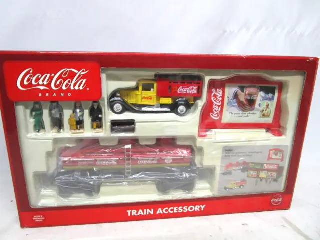 K-Line O Gauge Coca-Cola Coke Tank Car, Building & Accessory Set NIB K661-5108