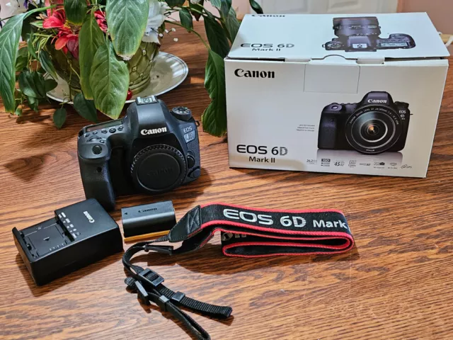 Canon 6D Mark II Body with Accessories - USA Model - Super Low Shutter Count