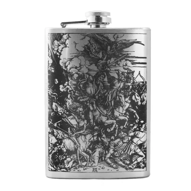 8oz 4 Horsemen Stainless Steel Flask