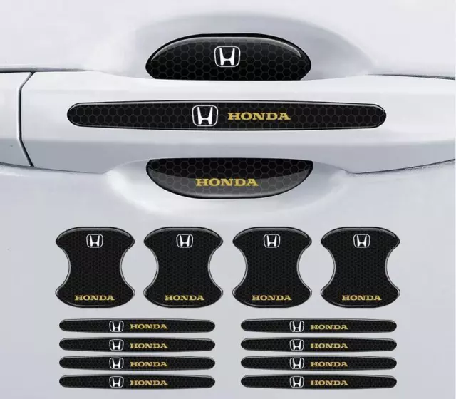 12pcs Invisible Car Door Handle Scratches Sticker Protector Film Decal for Honda