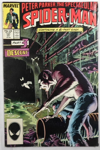 BANDE DESSINÉE MARVEL Comics 1987 The Spectaculaire Spider Man N°131 ...