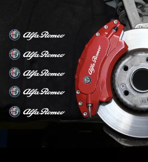 Adesivi Alfa Romeo Set 5pz per pinze freno giulietta giulia mito stelvio