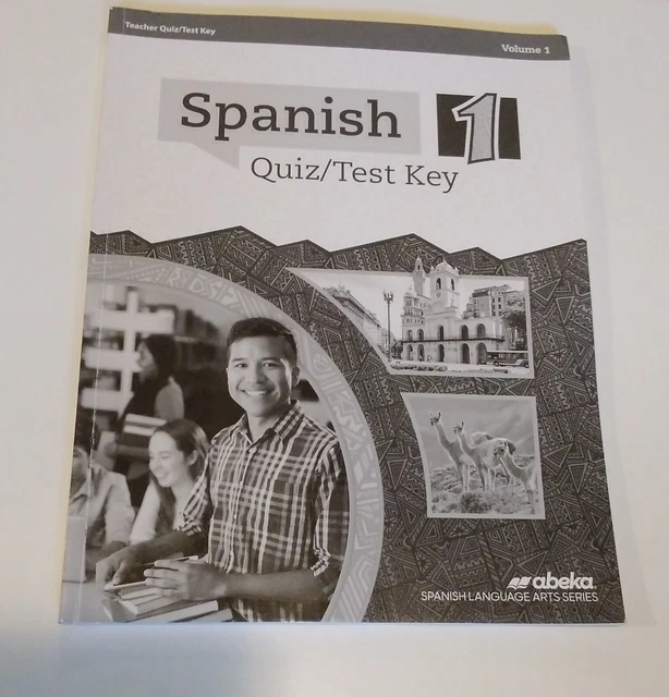 ABEKA SPANISH 1 Teacher Quiz Test Key Volume 1 10 00 PicClick Abeka spanish 1 teacher quiz test key volume 1 10 00 picclick