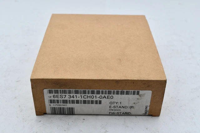 NEW SEALED Siemens 6ES7341-1CH01-0AE0 V1.0.0 SIMATIC S7-300, CP 341 Communicatio