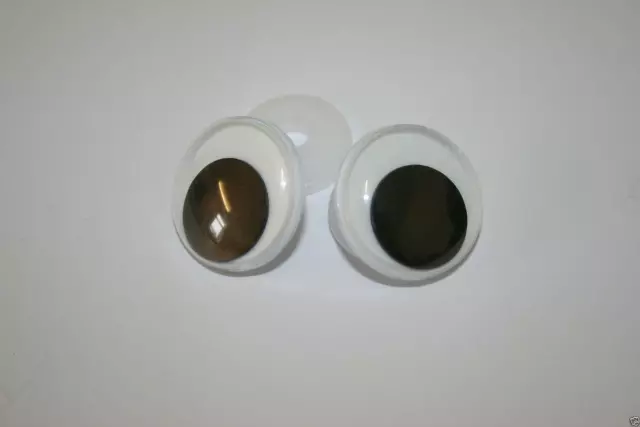 Crystal Plastic Safety Teddy Bear Eyes Inc Washers Goo Goo Moving Eyes 25mm