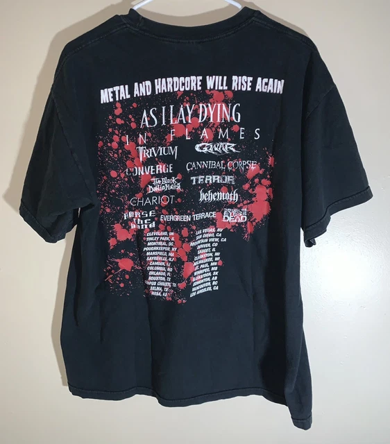 Cannibal Corpse Sounds Of The Underground Metal Hardcore Rock Band T Shirt Sz L