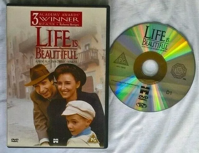 LIFE IS BEAUTIFUL DVD Roberto Benigni Nazi Holocaust £2.29 - PicClick UK