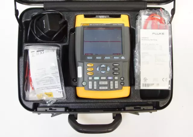 Fluke 199C 200MHz 2.5GS/s Digital Oscilloscope Scopemeter Multimeter